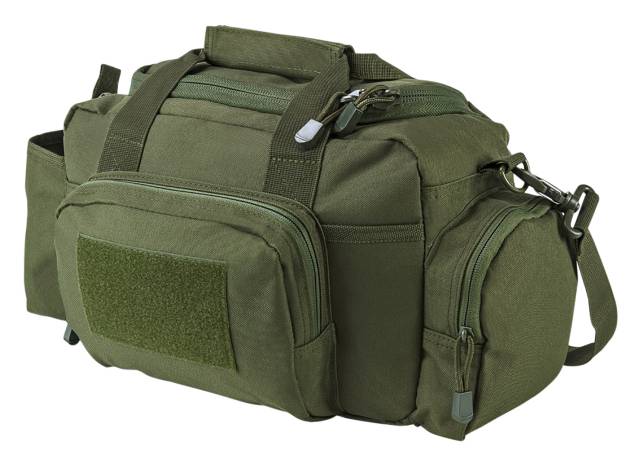 NcStar CVSRB2985G VISM Range Bag with Small Size, Side Pockets, PALs Webbing, Carry Handles, Pockets & Green Finish