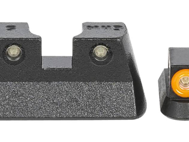 Meprolight USA 477773131 Hyper-Bright  Green Tritium Orange Outline Front Sight-Green Tritium Black Outline Rear Sight CZ 75/82/83/85