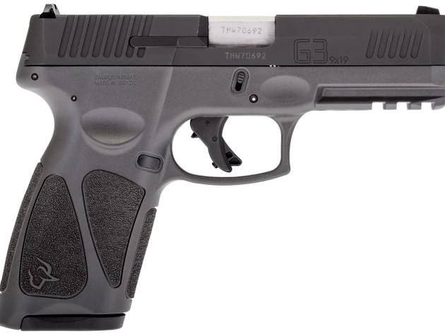 Taurus 1G3B941G15 G3  Full Size Frame 9mm Luger 15+1 4" Matte Stainless Steel Barrel, Matte Black Tenifer Cerakote Serrated Steel Slide, Gray Polymer Frame w/Picatinny Rail, Polymer Grip, Right Hand