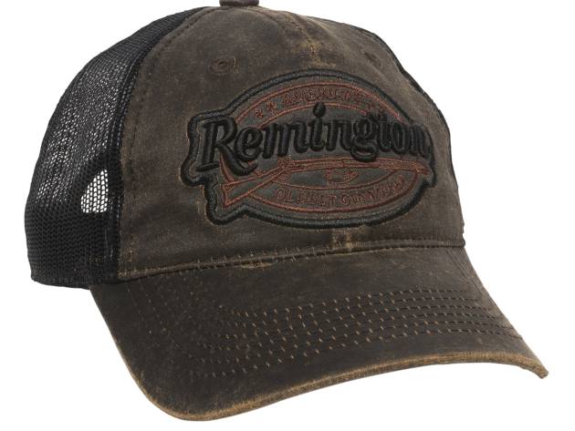 Outdoor Cap RM17A Remington Cap Cotton Black/Brown Unstructured OSFA