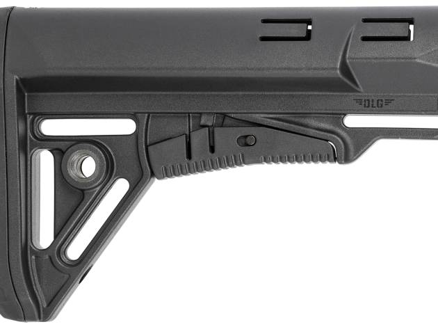 NcStar DLG-129 Sharp Mil-Spec Stock  Black Synthetic Collapsible