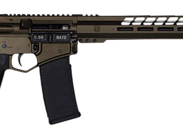 Diamondback DB1731K071 DB15  5.56x45mm NATO 16" 30+1 Midnight Bronze Adjustable Magpul CTR Stock Black Magpul MOE K2 Grip with Black Gold Lower