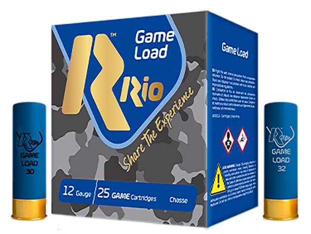 Rio Ammunition TG368 Game Load  12Gauge 2.75" 1 1/4oz 8Shot 25 Per Box/10 Case