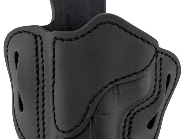 1791 Gunleather ORBH21SBLL BH2.1 Optic Ready OWB Size 2.1 Stealth Black Leather Belt Slide Compatible w/Glock 17/S&W M&P Shield/Springfield XD Left Hand