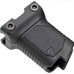 Strike Industries ARCMAGRAILSBK Angled Vertical Grip Short Black Polymer with Cable Management Storage for Picatinny Rail