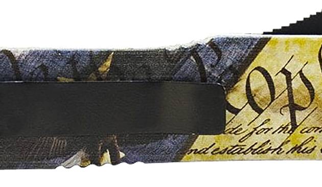 Templar Knife MZEG321 Premium Weighted Eagle Slim 3.16" OTF Drop Point Plain Black Oxide Stonewashed D2 Steel Blade, 4.93" Eagle w/"We The People" Aluminum Zinc Alloy Handle