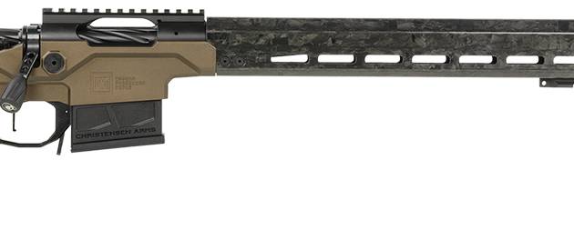 Christensen Arms 8010301201 Modern Precision  338 Lapua Mag 27" Threaded Carbon Fiber Barrel 5+1, Black Nitride Finish, Desert Brown Anodized Folding Stock, Polymer Grip