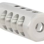 Christensen Arms 8100001701 Side-Baffle Natural Titanium, 5/8"-24 tpi Threads, 30 Cal (.920" D Bull barrel)