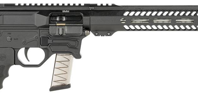 Rock River Arms BT91700V1 LAR-BT9G R9 Competition 9mm Luger 16" Stainless, Black, RRA NSP-2 Stock & Hogue Grip