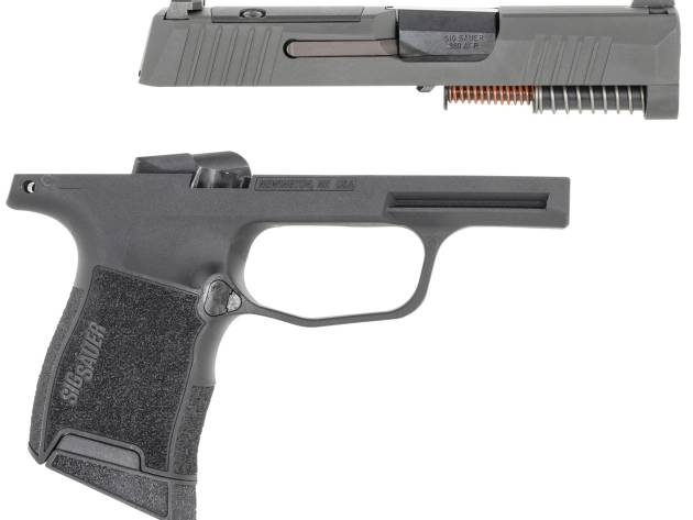 Sig Sauer 8900719 P365 Caliber Exchange Kit 380 ACP 3.10" 10+1 Black Nitride Slide Black Polymer Frame SigLite Night Sights for All Sig P365 Models
