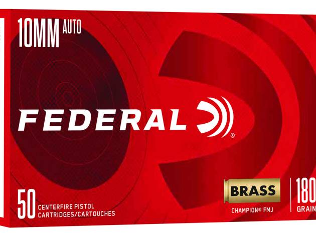 Federal WM5221 Champion Training 10mmAuto 180gr Full Metal Jacket 50 Per Box/20 Case