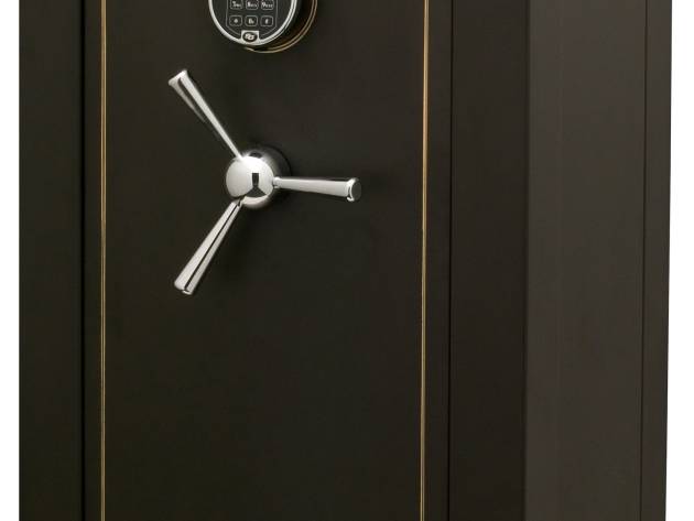 SnapSafe 75010 Titan Modular Safe Access Code/Key Entry, Black 9 Gauge Steel, 9 Gun Slots, 12+ Long  Gun Capacity