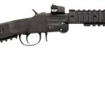 Chiappa Firearms 500265 Little Badger Xtreme Full Size 22 LR 1 Shot, 16.50" Black Steel Threaded Barrel, Black Quad Picatinny Receiver, Black Folding Steel Rod Stock, Right Hand