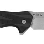 Kershaw 1645 Lateral Full Size Folding Drop Point w/Recurve Plain Stonewashed 8Cr13MoV SS Blade, Gray Textured Glass-Filled Nylon Handle Includes Pocket Clip