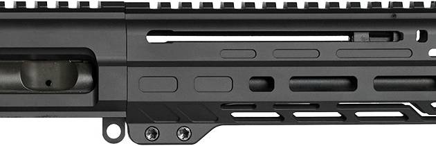 CMMG 99B80E4AB Dissent  9mm Luger 10.50", Left Side Charging Handle, Armor Black, Zeroed Linear Comp, 9.60" M-LOK Handguard, Picatinny End Plate, Fits AR-Platform