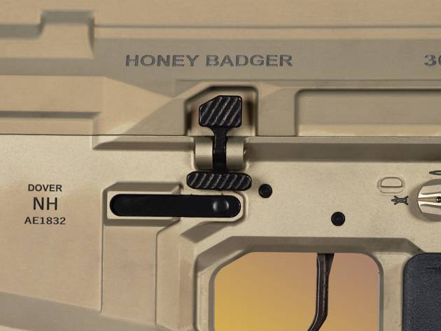 Q LLC ACCBBC Balanced Bolt Catch  Oversized AR-15 Black Stainless Steel AR Platform