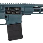 Diamondback DB1018C251 DB10 308 Win 16" 20+1, Jesse James Civil Defense Blue Rec/15" M-Lok Handguard, OEM Carbon Lower, Magpul Carbine Stock & K Grip, A2 Flash Hider