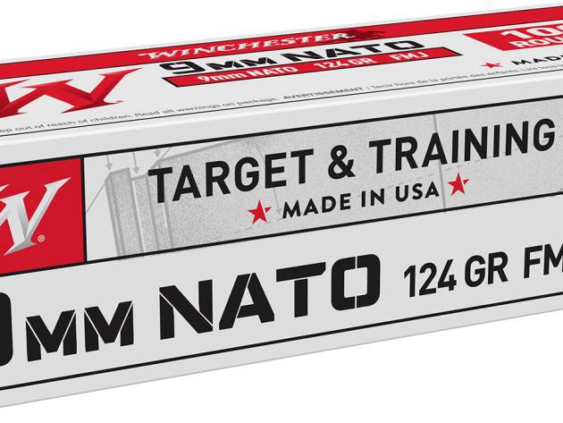 Winchester Ammo W9NATOVP9mm NATO 124gr Full Metal Jacket 100 Per Box/10 Case