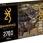 Browning Ammo B192502702 Long Range Pro 270Win 140gr 20 Per Box/10 Case