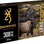 Browning Ammo B192503082 Long Range Pro 308Win 165gr 20 Per Box/10 Case