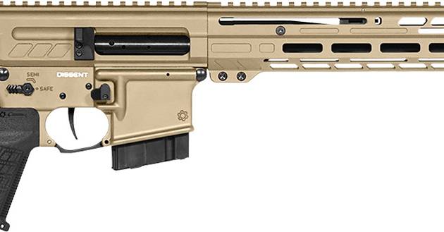 CMMG 28A490FCT Dissent MK4 22 ARC 10+1 16.10" Coyote Tan Cerakote Picatinny Rail Aluminum Receiver, M-LOK Handguard, Black CMMG Dissent Side Folding Stock, Zeroed Drop-In Single Stage Trigger