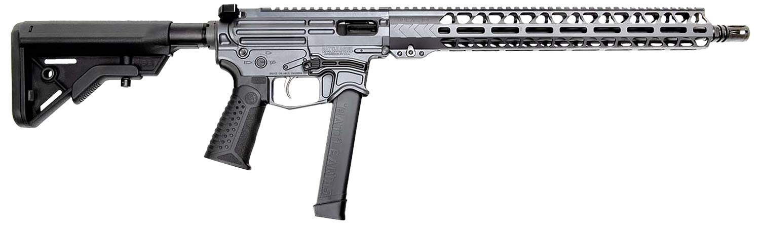 Battle Arms Development XIPHOS001 Xiphos 30+1 16" Black Barrel, Combat Gray Picatinny Rail Aluminum Receiver, M-LOK Handguard, Black Synthetic Stock, Adj Black Grip