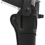Galco SA95RB Switchback Strongside Crossdraw Belt Black Hybrid Leather-Synthetic Ambidextrous