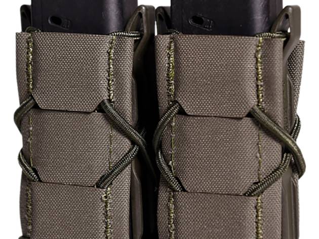 High Speed Gear 24PT02OD TACO Gen 2 Double OD Green Nylon Laminate MOLLE Mount Pistol