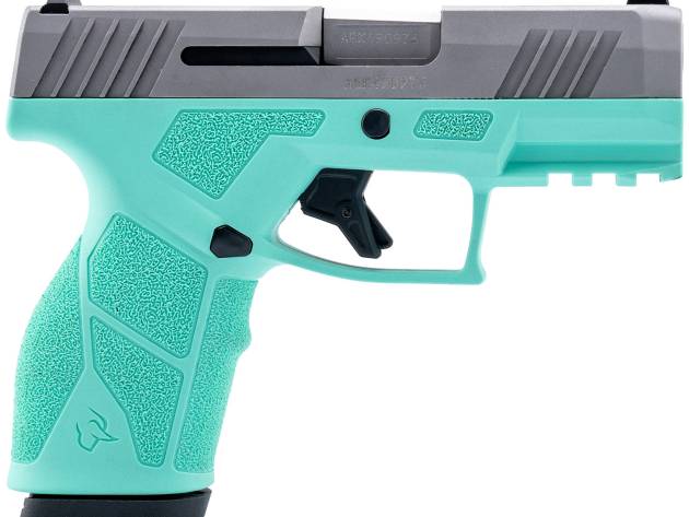 Taurus 1-GX2939C-10 GX2  9mm Luger 10+1 3.37" Matte Stainless Steel Barrel, Matte Serrated Stainless Steel Slide, Cyan Polymer Frame w/Picatinny Rail, Polymer Grip