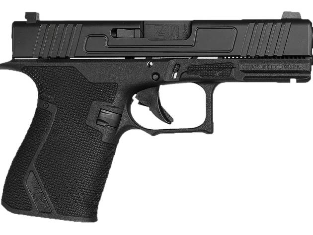 ZRO Delta 755000329990 FKS-9 Standard 9mm Luger 15+1 4" Black Nitride Match Grade Barrel, Black Nitride Serrated Slide, Polymer Frame w/Accessory Rail, Black Polymer Grip