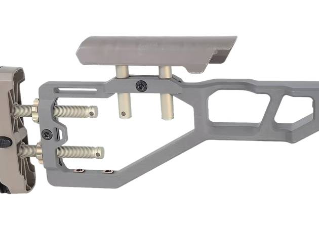 Q LLC ACCFIXSTOCKGRAY  Stock Assembly Gray Fits AR-Platform