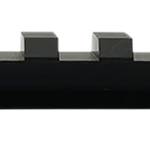Weatherby J010001 Picatinny Rail Black Aluminum Weatherby Mark V Weaver Mount Magnum 9-Lug Action 20 MOA
