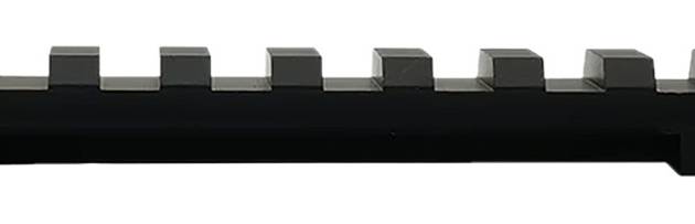 Weatherby J010001 Picatinny Rail  Black Aluminum Weatherby Mark V Weaver Mount Magnum 9-Lug Action 20 MOA