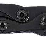 CRKT 4050K Provoke EDC EDC 2.47" Folding Black Oxide Plain Satin D2 Steel Blade, Black Aluminum Handle