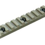 Timber Creek Outdoors M9SPRFDE M-LOK 9 Slot Picatinny Rail FDE Aluminum Fits AR-Platform