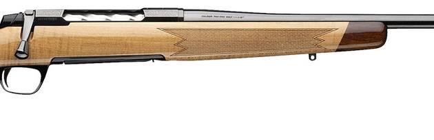 Browning 036080226 X-Bolt 2 Medallion 30-06 Springfield 4+1 22" Blue Polished Threaded Barrel & Drilled & Tapped Carbon Steel Receiver, Fixed Gloss AAAA Maple Wood Stock, Radial Muzzle Brake
