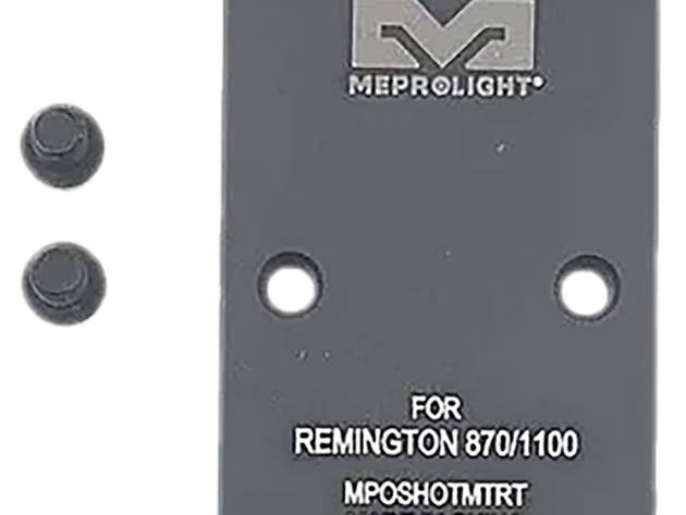 Meprolight USA 901141043 Optics Plate Shotgun Matte Black Aluminum Remington 870 RMR Footprint Mount