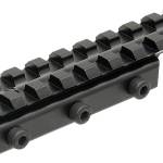 Leapers MNTPMTOWLA Picatinny Adapter Mount Matte Black Anodized Aluminum Dovetail Mount
