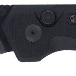 CobraTec Knives CTNAJBLK Naja 3.50" Folding Plain Black Powder Coated D2 Steel Blade, 4.75" Black G10 Scales Handle