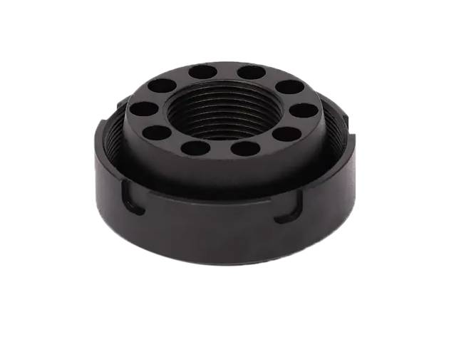 SilencerCo AC4741 Charlie Direct Thread Mount Fits 11/16"x24 Stainless Steel Oxide Black