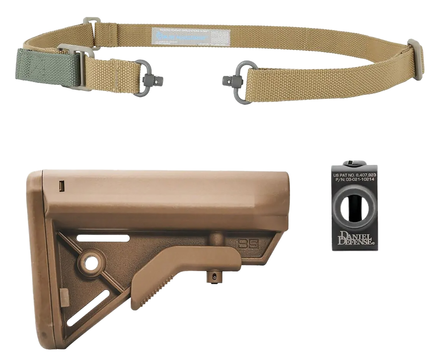 Blue Force Gear KSP0088CB M4 Modern Combat Sling Kit Coyote Brown