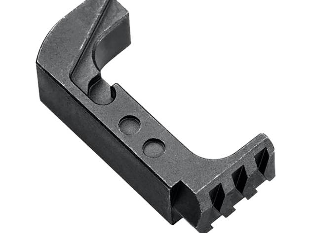 Tyrant CNC TD43X48ESTEELBLACK  Extended Magazine Release Glock 43x/48 Black Aluminum/Steel