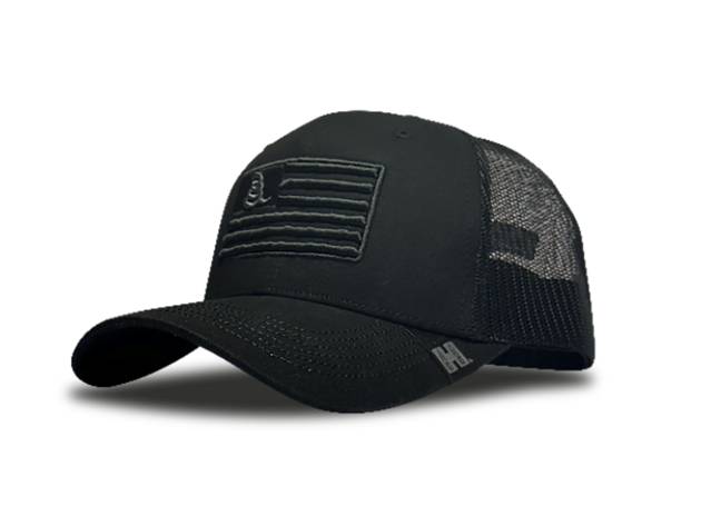 Hornady Gear 33290 Trucker  Black Gadsden Flag