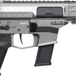 CMMG 45A890FTNG Banshee FE MkG 45 ACP 13+1 8" Black Nitride Threaded Barrel, M-LOK Handguard, Titanium Cerakote Aluminum Receiver w/Picatinny Rail, Black Polymer CMMG RipBrace, CMMG Zeroed Grip