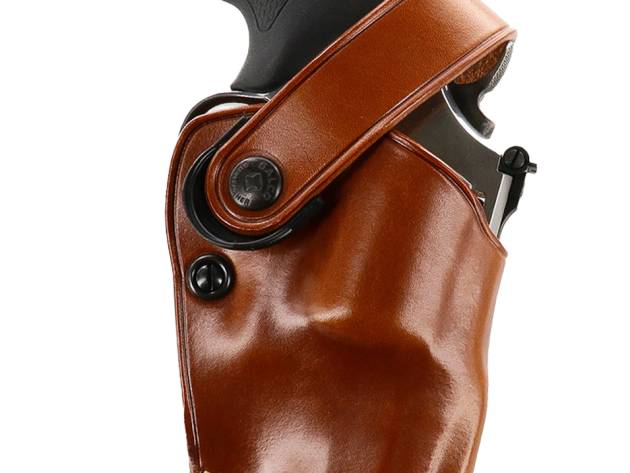 Galco DAO368 DAO Strongside/Crossdraw OWB Tan Steerhide Fits Colt Anaconda 4 1/4" Right Hand