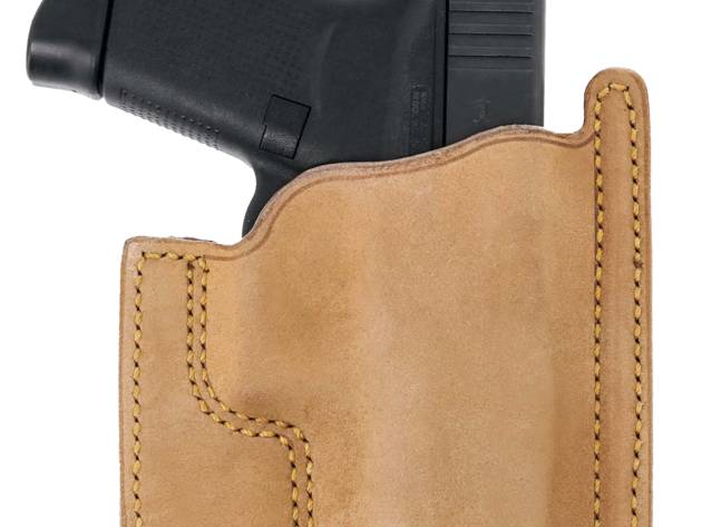 Galco PH800 Front Pocket Horsehide Holster Natural Fits Glock 43 Ambidextrous