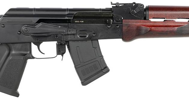 Dpms Panther Arms DP51655113650-CA Anvil *CA Compliant Sports South Exclusive 7.62x39mm 10+1 16" Black Nitride Barrel, Black Hardcoat Anodize Steel Receiver, Fixed Nutmeg Wood Furniture