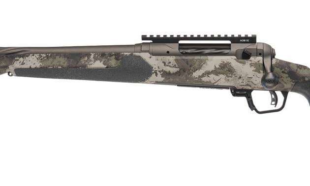 Savage Arms 32588 110 Core Hunter Pro 308 Win 3+1 20" Spiral Fluted Barrel, Savage Woodland Camo AccuStock w/AccuFit V2 Synthetic Stock, Left Hand