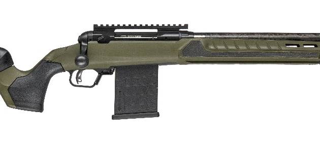 Savage Arms 32661 110 UltraLite Predator 6.5 Creedmoor 10+1 18" Carbon Fiber Barrel, Arca Rail Forend, Hunter Green AccuStock w/AccuFit V2 Synthetic Stock, Right Hand