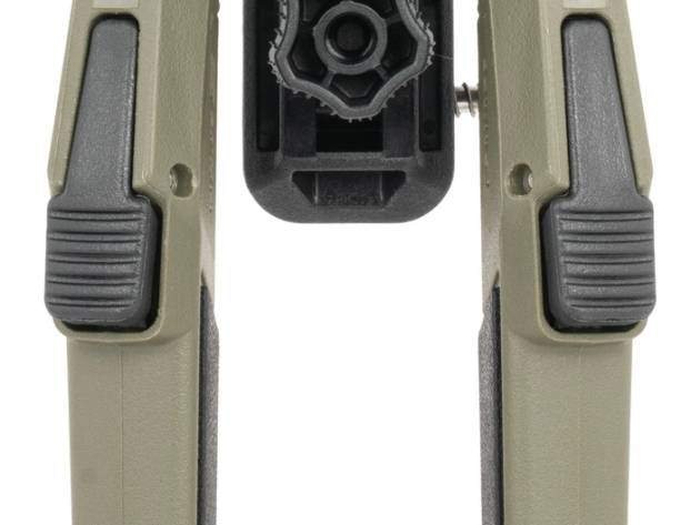 Savage Arms 56451 Sling Swivel Bipod  7.20"-10" High Green Polymer